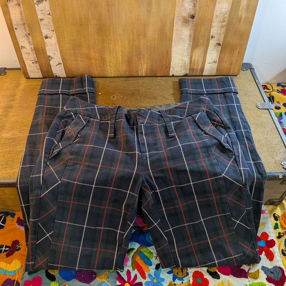 L.A.M.B. Pants - Lamb Tartan Plaid Tuxedo Pants